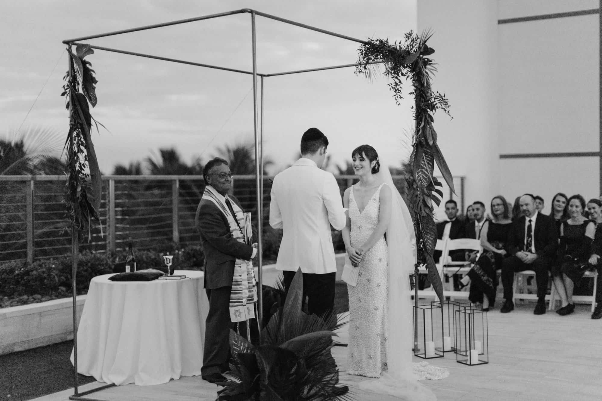 Miami Beach Edition Wedding - Bride wearing Naeem Khan - South Florida Wedding Photographers