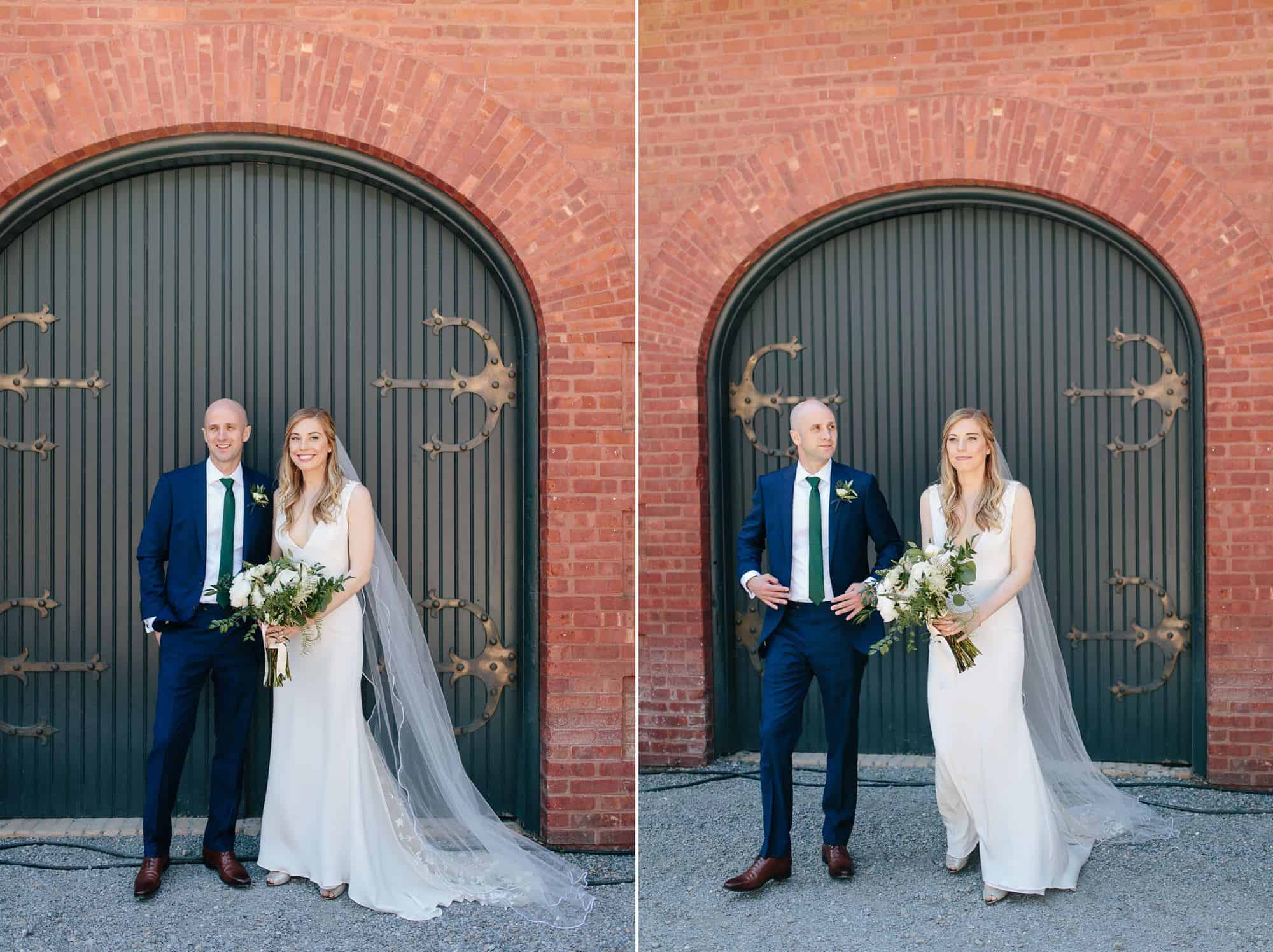 Bride and Groom portraits at Shelburne Farms wedding | Vermont Wedding Photographers - The Light + Color Wedding Photography