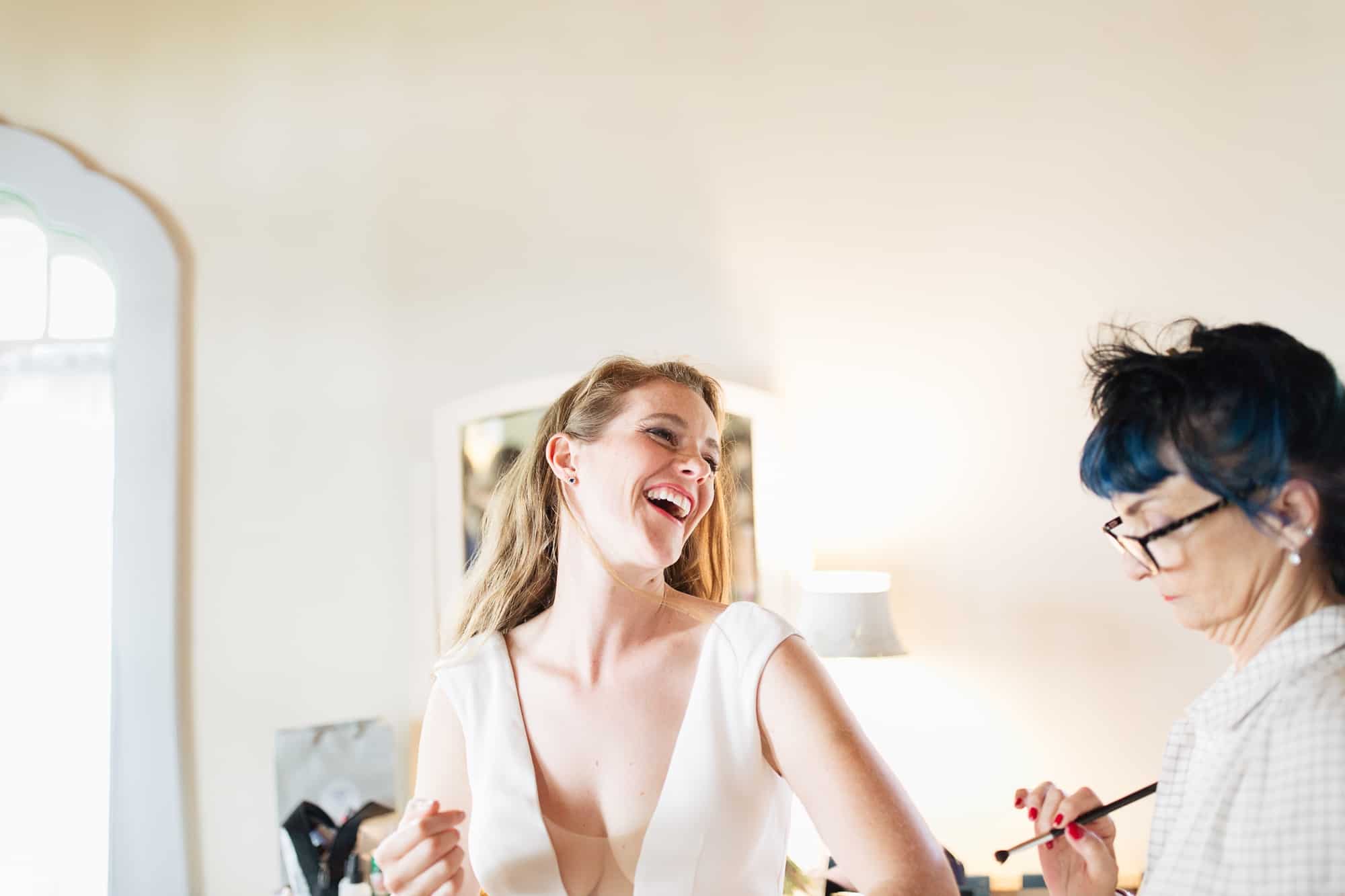 Bride getting ready for her Adirondack Wedding - Wedding Photographers Adirondacks - The Light + Color