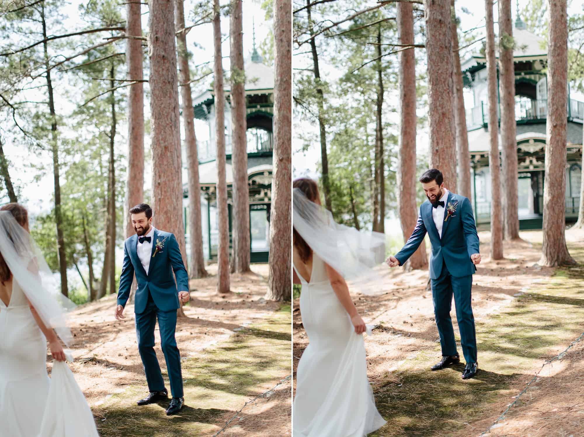first look at Adirondack Wedding in Paul Smith's NY- Wedding Photographers Adirondacks - The Light + Color