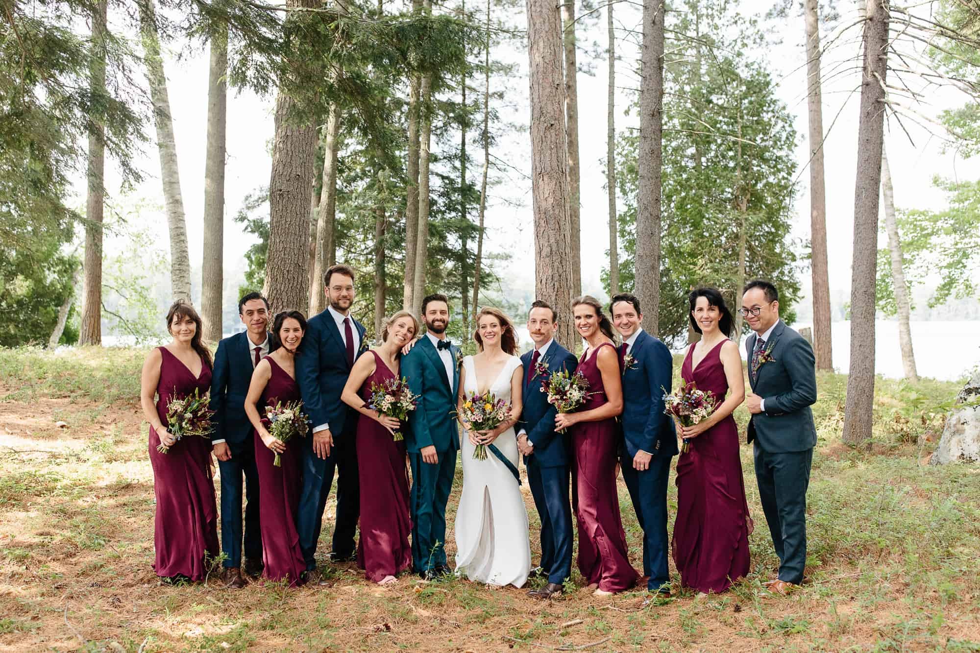 Adirondack Wedding Photography at a private estate on Upper Saint Regis