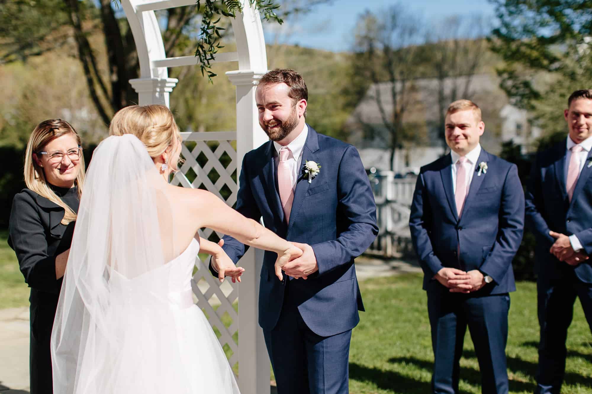 Woodstock inn wedding ceremony