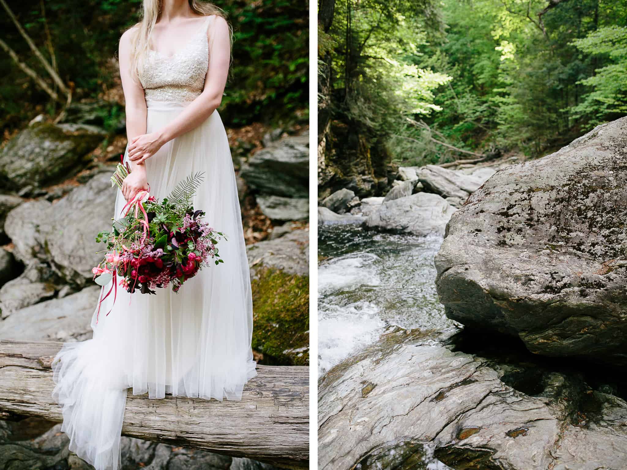 waterfall elopement - colorado wedding photography - the light + color wedding photography_11