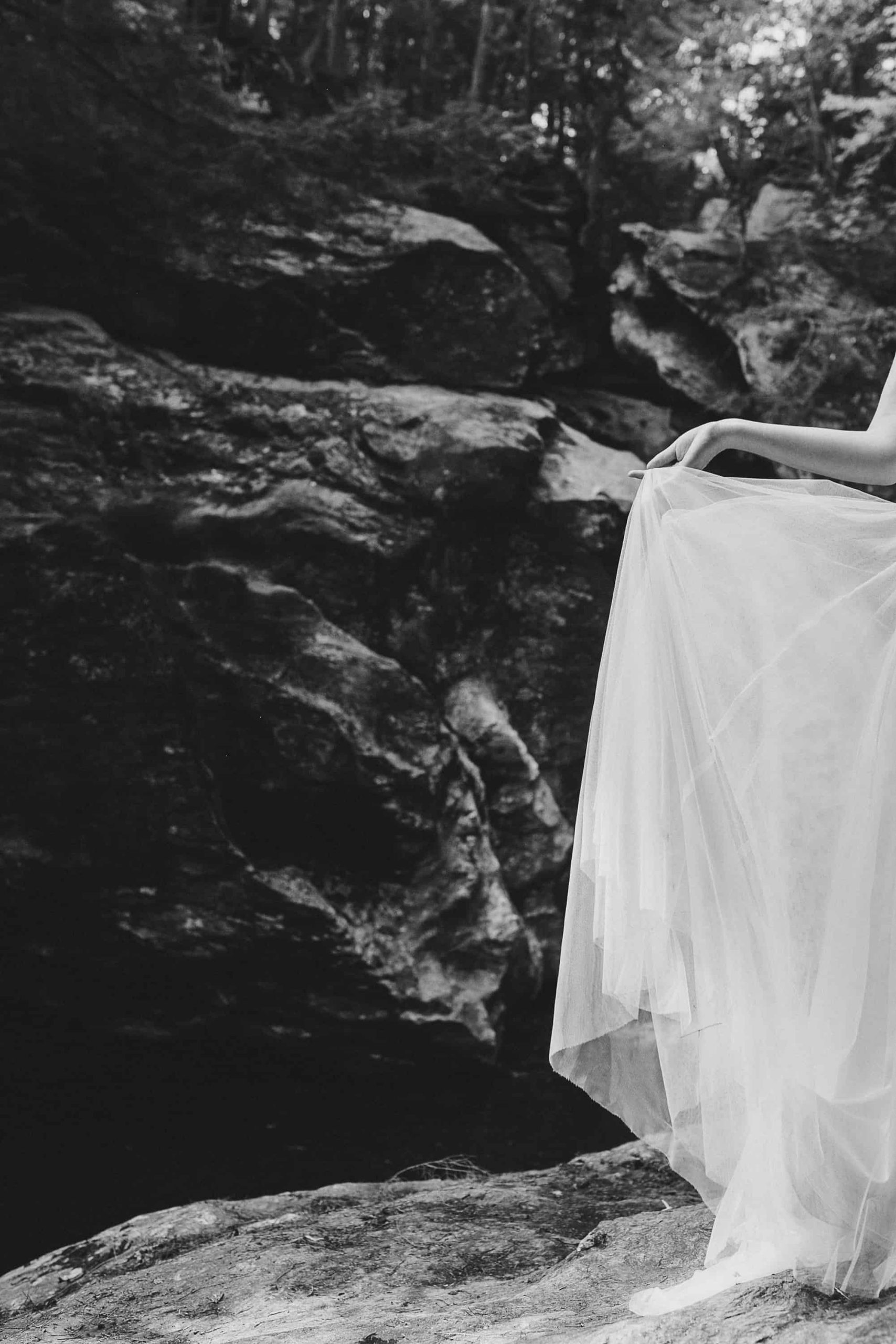 waterfall elopement - colorado wedding photography - the light + color wedding photography_16