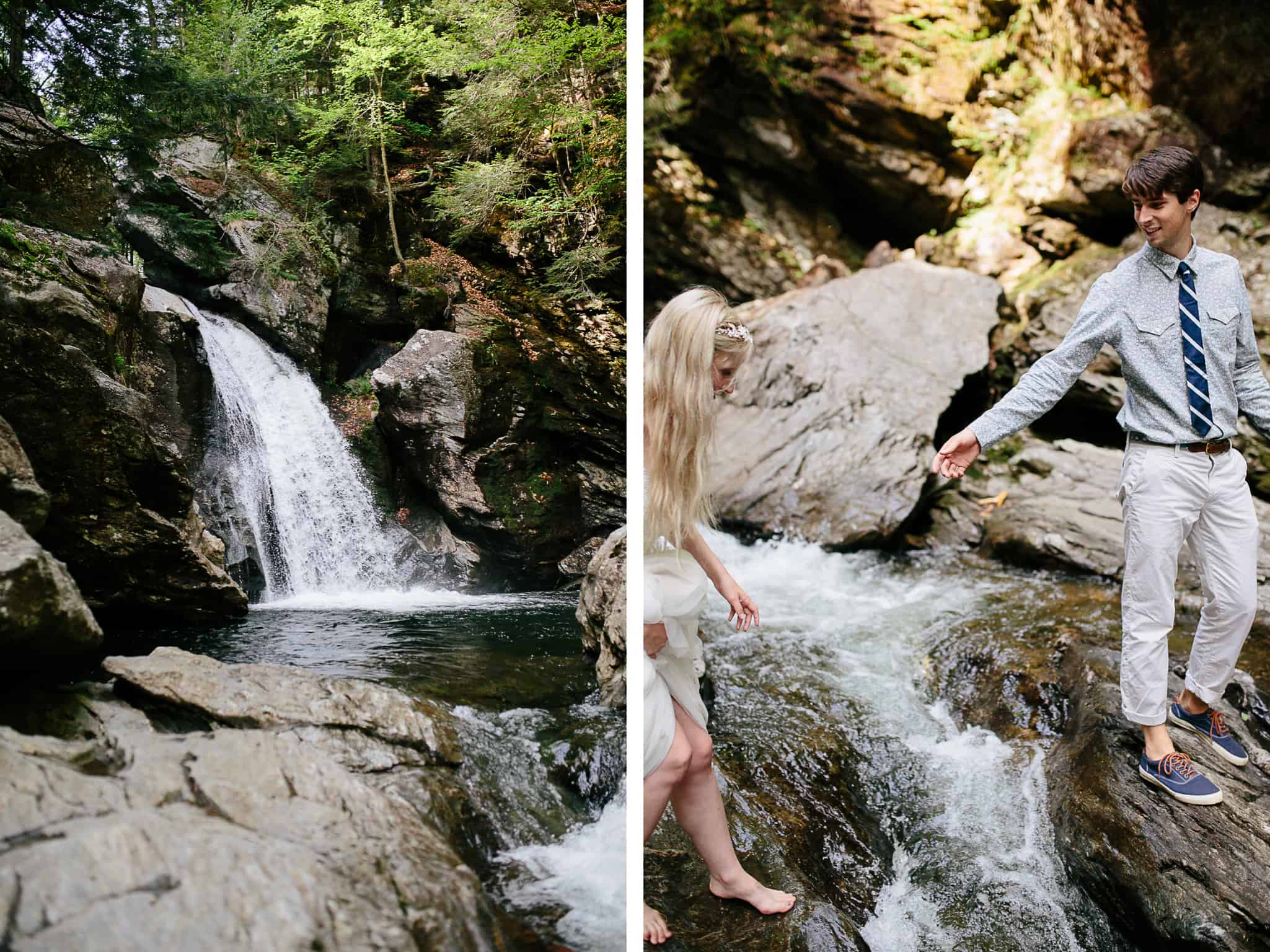 waterfall elopement - colorado wedding photography - the light + color wedding photography_4