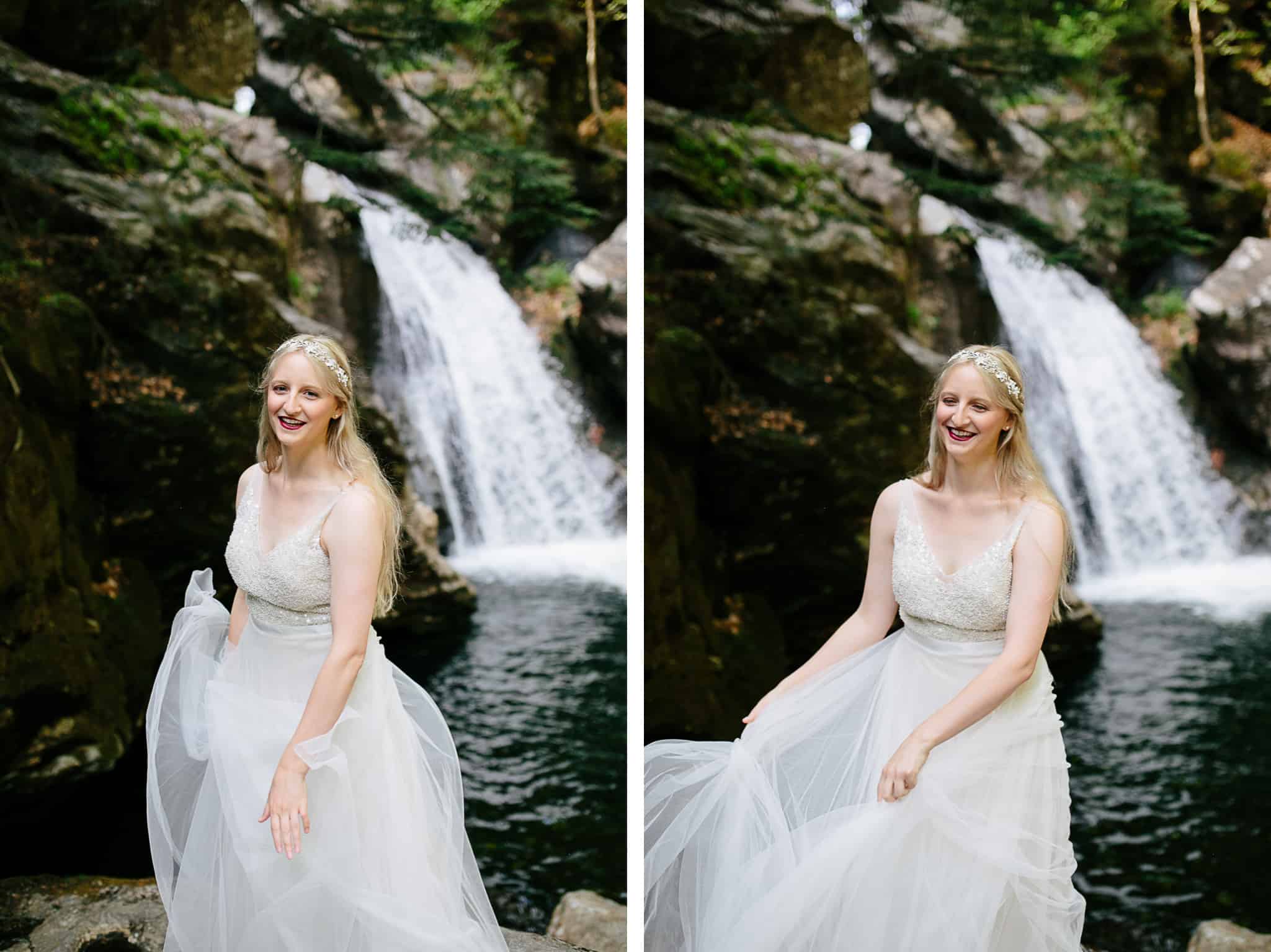 waterfall elopement - colorado wedding photography - the light + color wedding photography_6