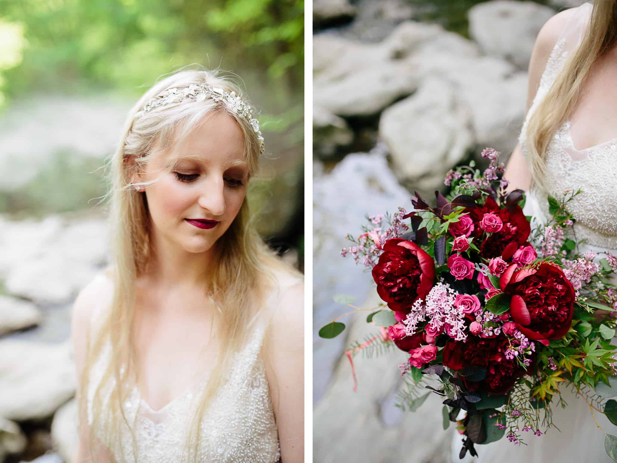 waterfall elopement - colorado wedding photography - the light + color wedding photography_9