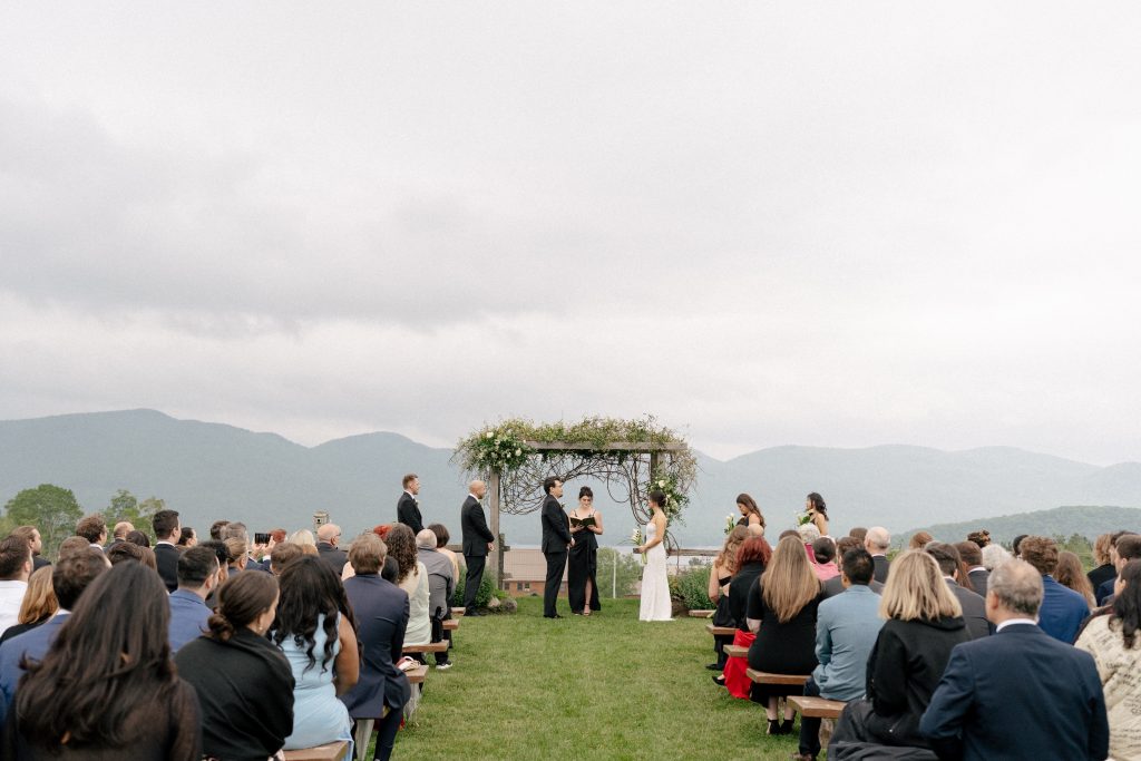 Ceremony on Knoll at Mountain Top Inn